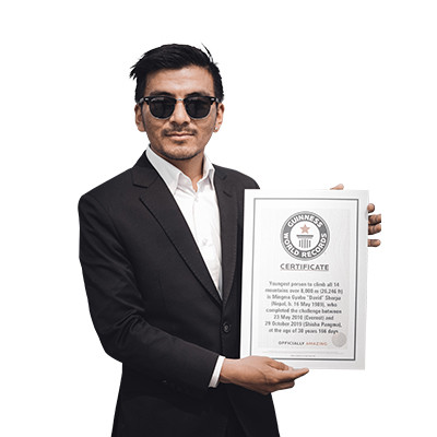 Record Holder Mingma David